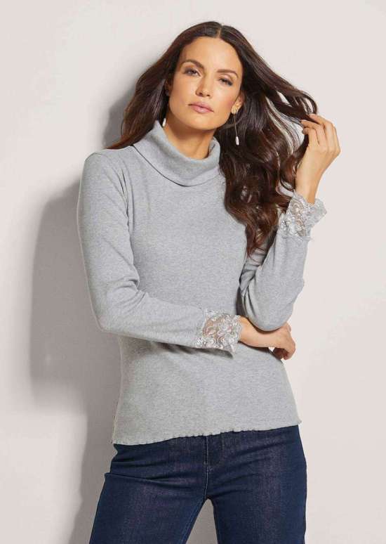 серый меланж