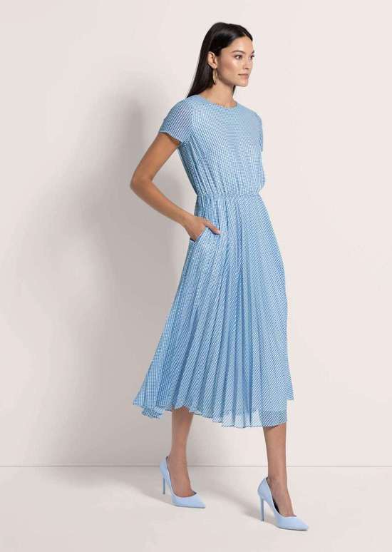 синий яркий - синий / белый