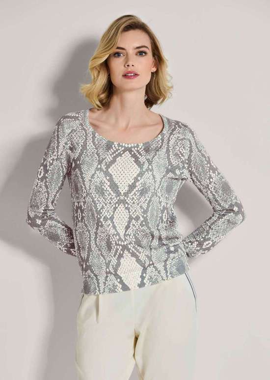 Свитер Ajour с уникальным принтом