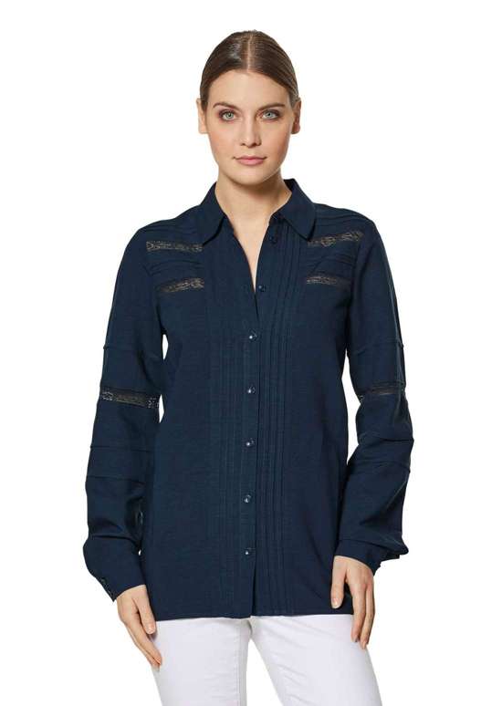 Длинная рубашка с льняным наполнением