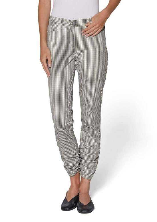 хаки / белый