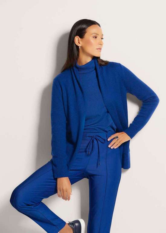 Кардиган с шалевым воротником