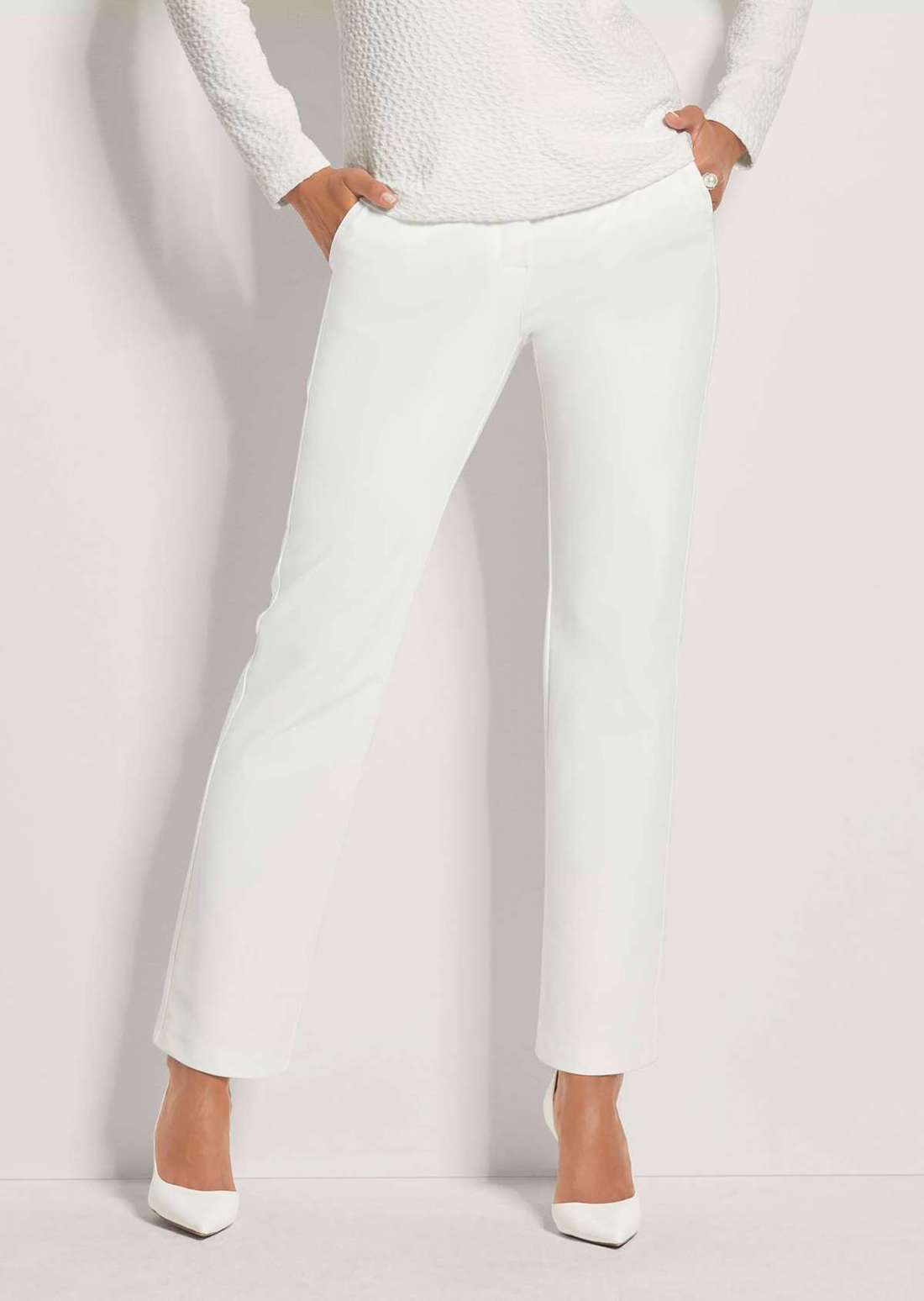 Структурированная рубашка с V-образным вырезом