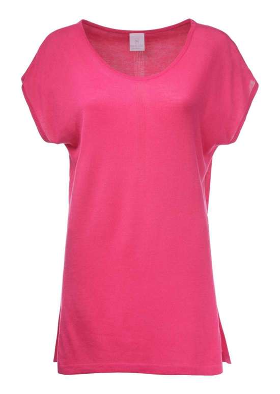 Простой свитер с ажурным узором