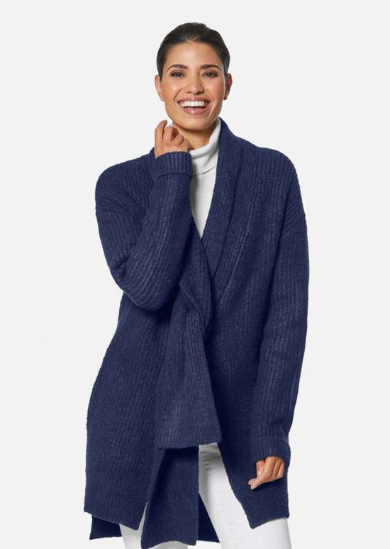 темно-синий / меланжевый