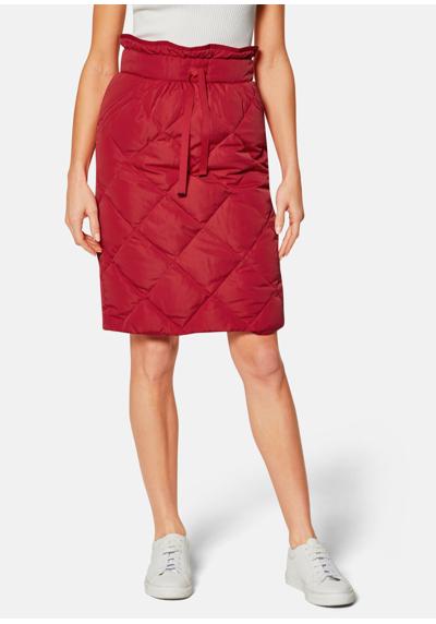 Стеганая юбка с подкладкой в стиле бумажного пакета