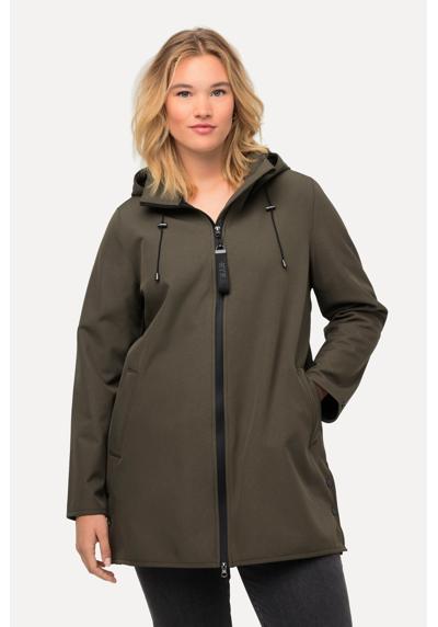Куртка парка HYPRAR Softshell, флисовая подкладка, водоотталкивающая.