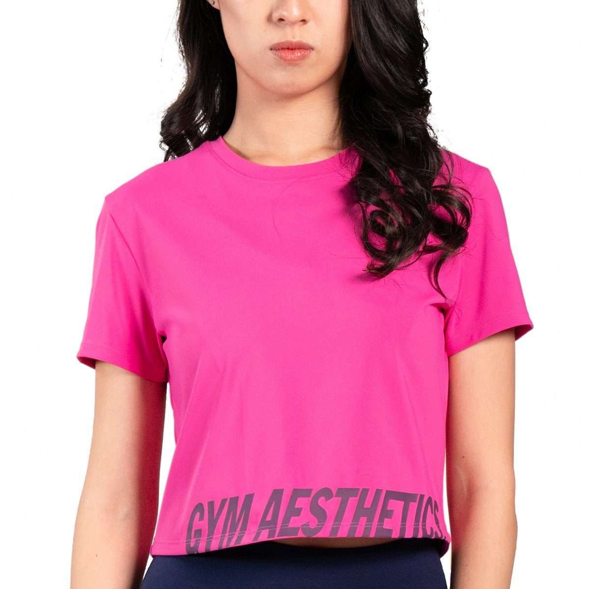 Укороченный топ, спортивная одежда, укороченная модная женская футболка с защитой от ультрафиолета