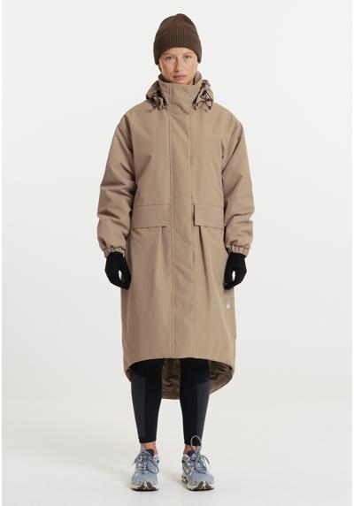Зимнее пальто Hatsvali длинного кроя, устойчивое к атмосферным воздействиям.
