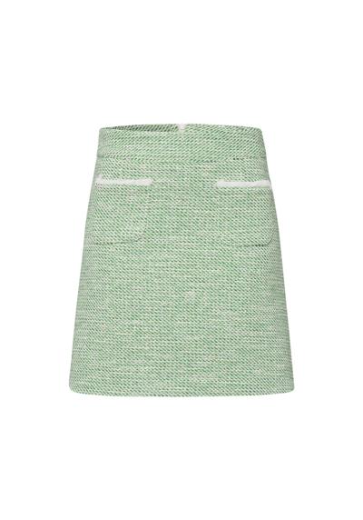Юбка мини-юбка летняя твидовая весенняя коллекция