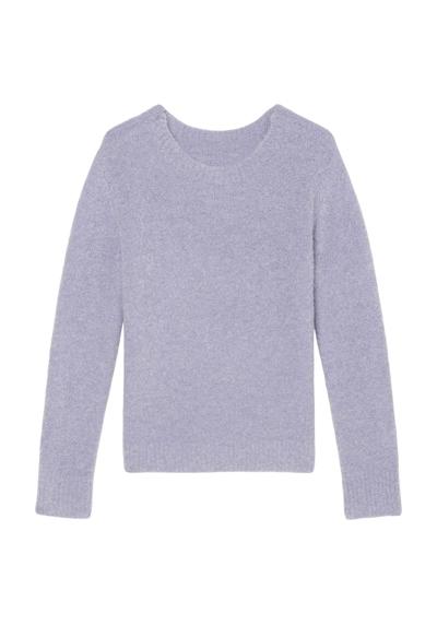 Вязаный свитер из смеси натуральной шерсти и шерсти альпаки.