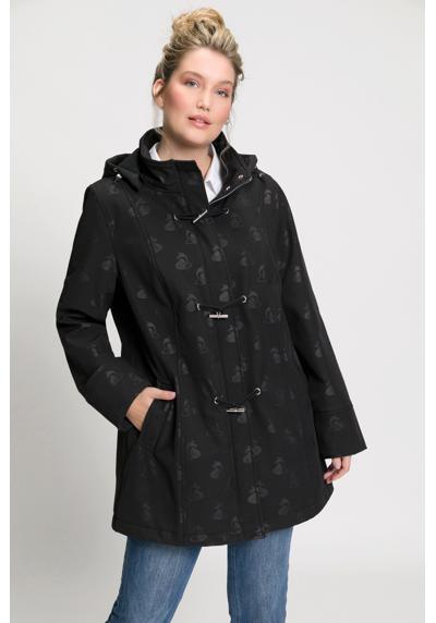 Куртка парка HYPRAR Softshell, флисовая подкладка, пуговицы.