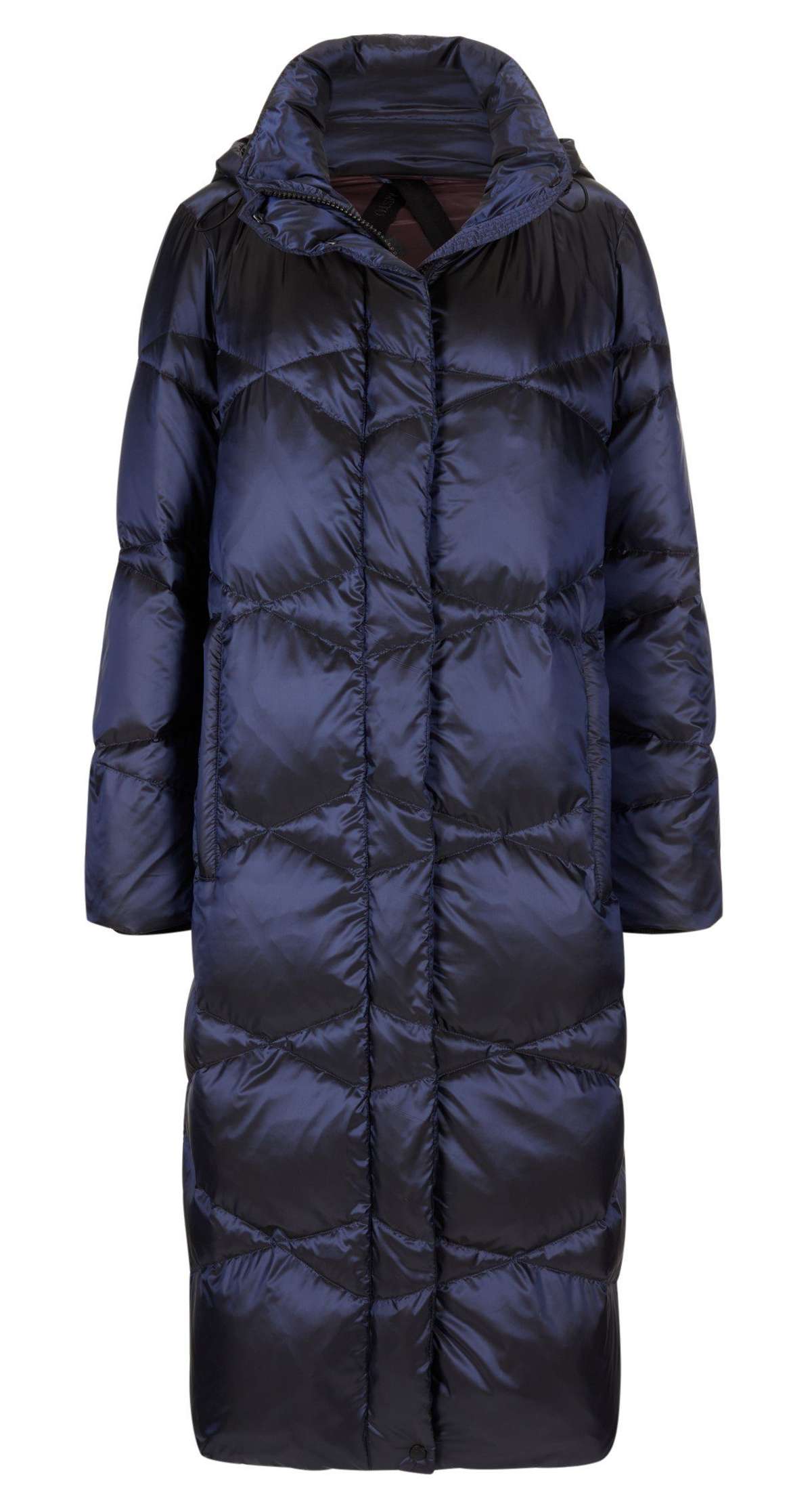 MS-Ola стеганое пальто с теплым пуховым наполнителем и съемным капюшоном.