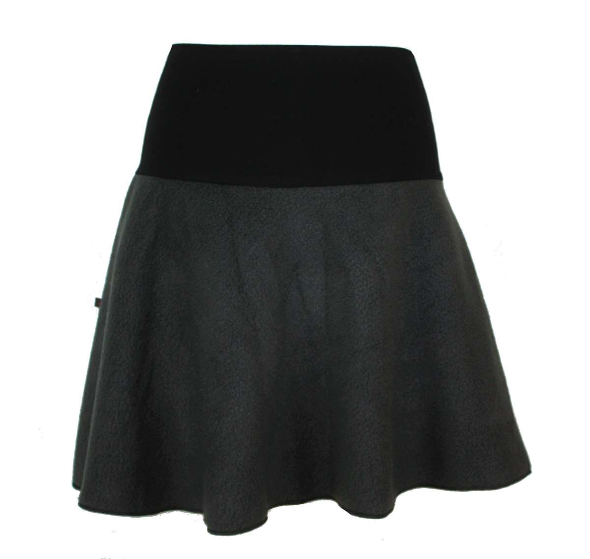 Мини-юбка флисовая 45см, цвет на выбор, эластичный пояс