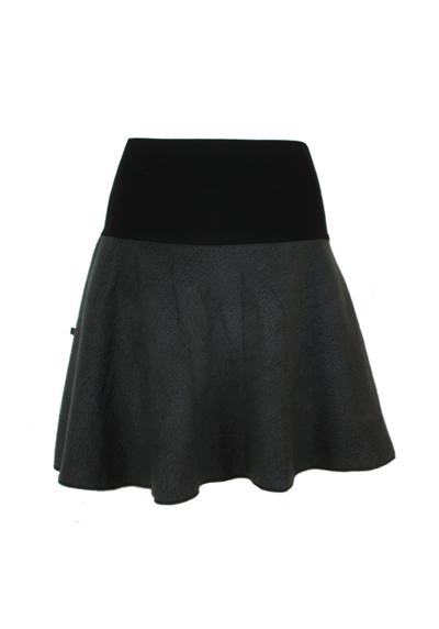 Мини-юбка флисовая 45см, цвет на выбор, эластичный пояс
