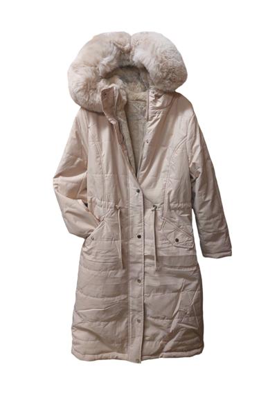Зимнее пальто, утепленная женская зимняя парка, на полной подкладке, с водоотталкивающим капюшоном.