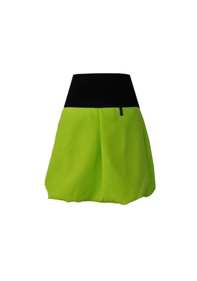 Юбка-трапеция юбка-баллон зеленая 51см пояс на ваш выбор