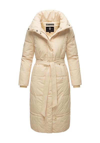 Стеганое пальто Миренаа Стильное женское зимнее пальто с поясом