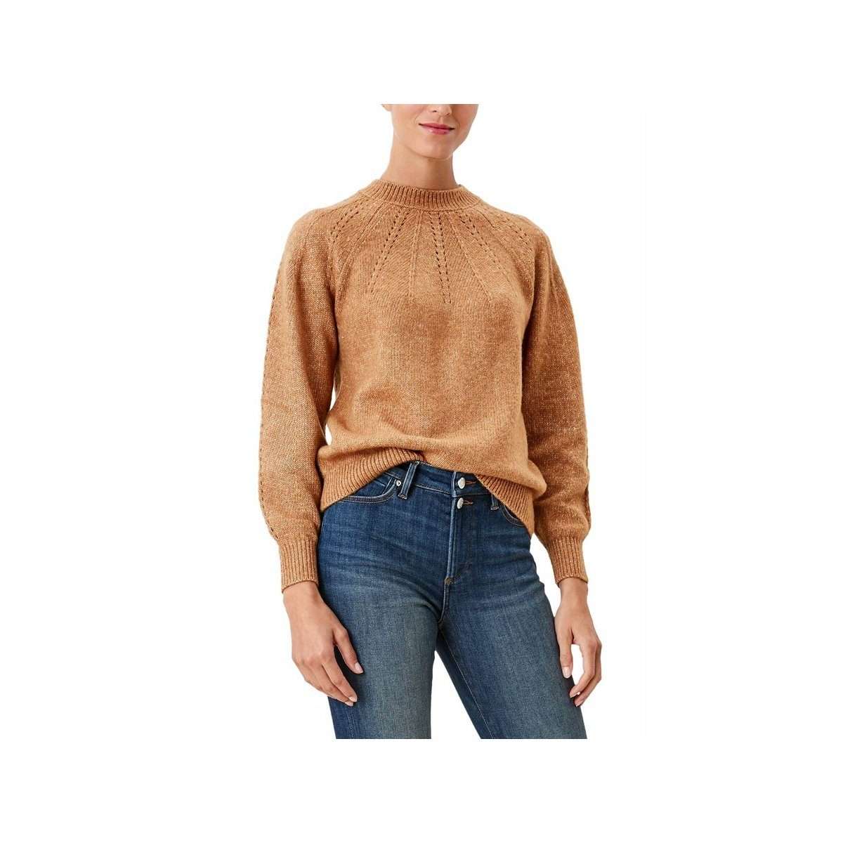Длинный свитер коричневого цвета (1 шт.)
