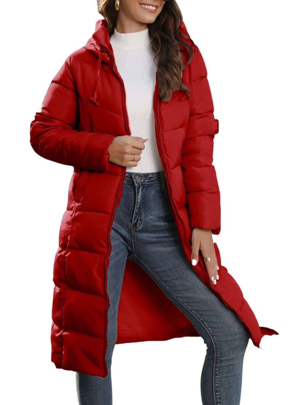 Длинное пальто, женское зимнее пальто, пальто с длинными рукавами для студентов, осеннее без воротника