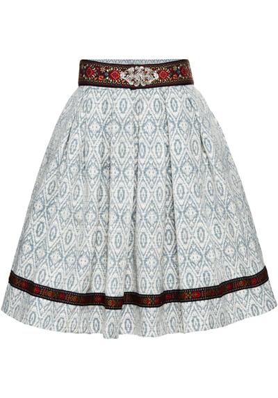 Традиционная юбка-юбка с ацтекским узором