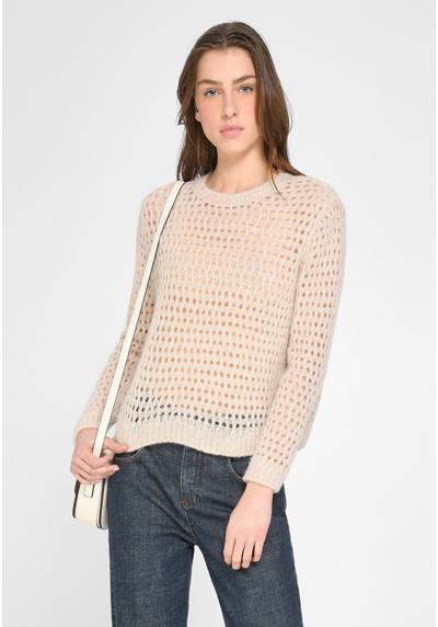 Шерстяной свитер Ajour современного дизайна.