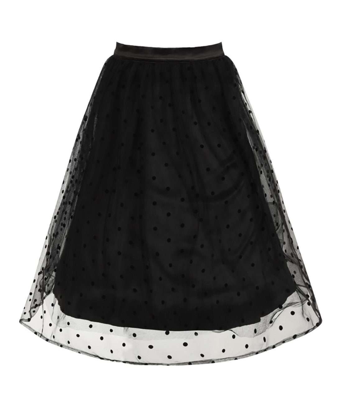Юбка-трапеция Amandine 50-е годы, тюлевая юбка, ретро, винтажная юбка, кружевная