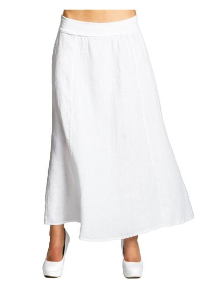 Плиссированная юбка RO019 женская длинная летняя льняная юбка макси