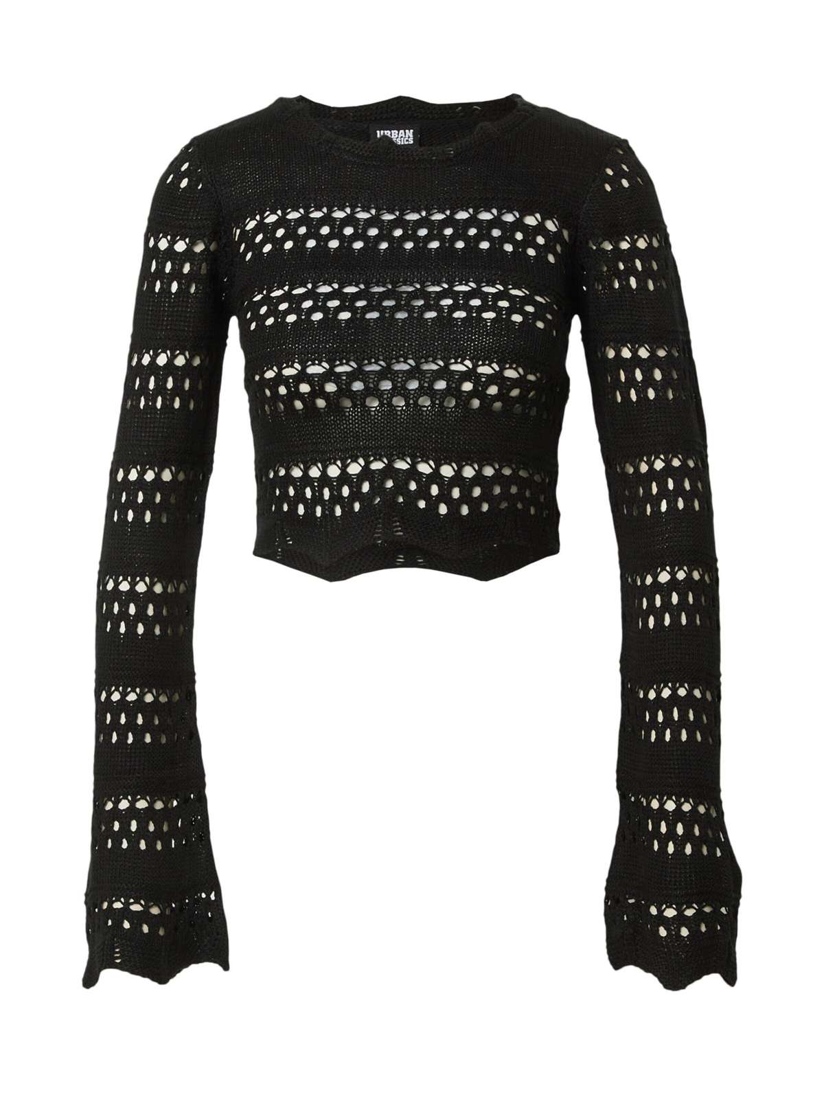 Женский укороченный вязаный свитер с капюшоном крючком (1 шт.)