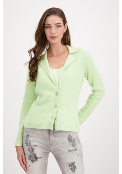 Пиджак-жакет Вязаный пиджак с рисовой текстурой