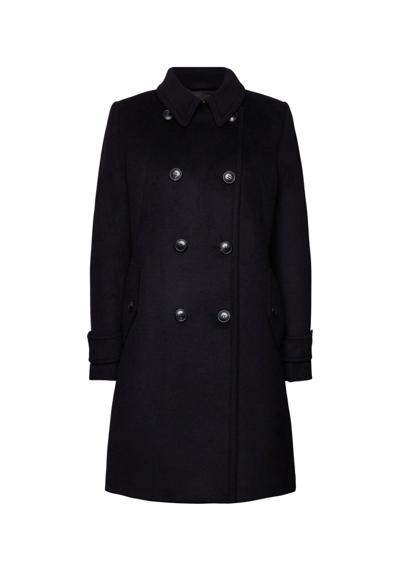 Зимнее пальто из переработанного материала: пальто из шерсти