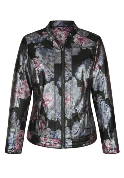Куртка из искусственной кожи Куртка из искусственной кожи с цветочным принтом