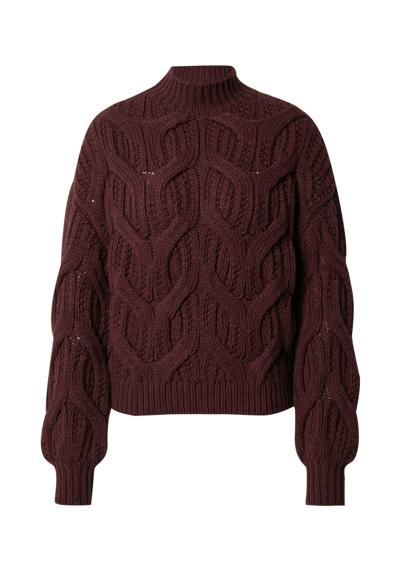Вязаный свитер (1 шт.) однотонный/без деталей