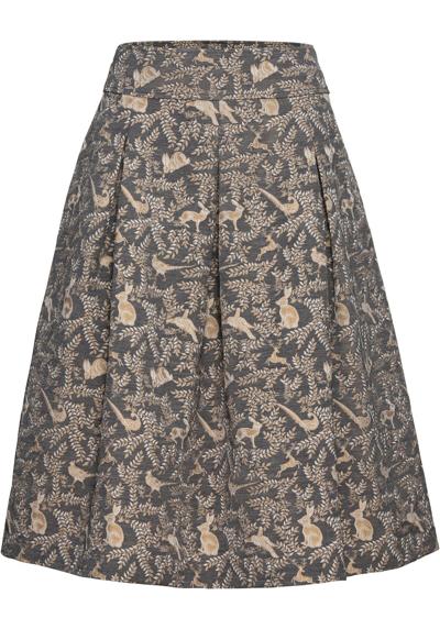 Летняя юбка-юбка с лесными зверушками