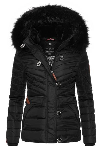 Зимняя куртка Wisteriaa Стеганая куртка на теплой подкладке с капюшоном из искусственного меха