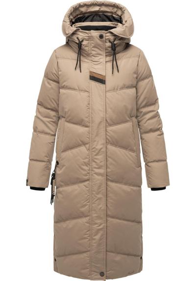 Стеганое пальто Kuschelmausi Современное женское зимнее пальто с большим капюшоном