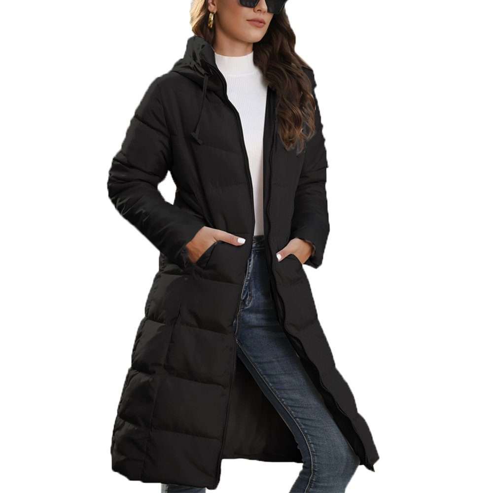 Стеганое пальто женское зимнее пальто длинная куртка стеганое пальто зимнее пальто (1 шт.)