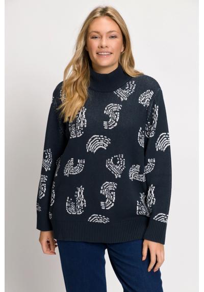 Свитер-пуловер с круглым вырезом