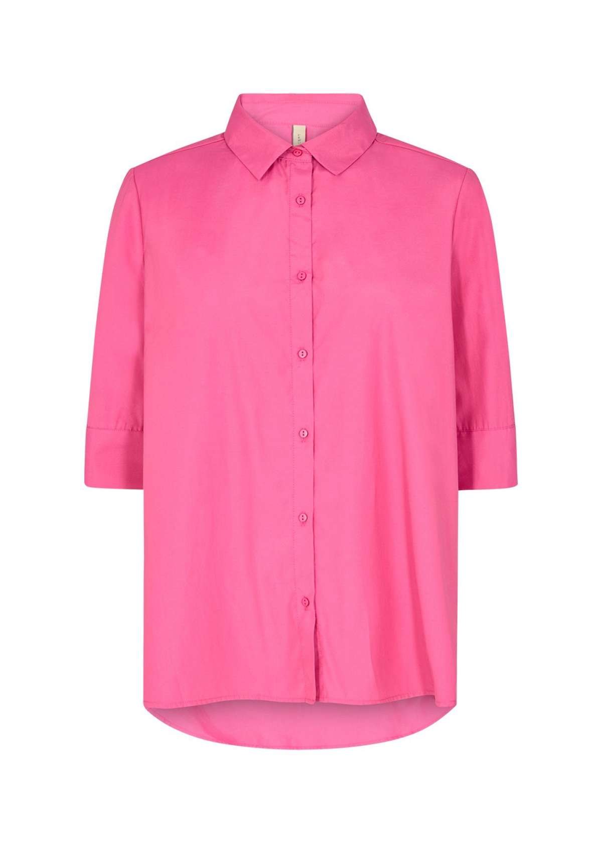 Блузка с коротким рукавом розового цвета из текстиля (1 шт.)