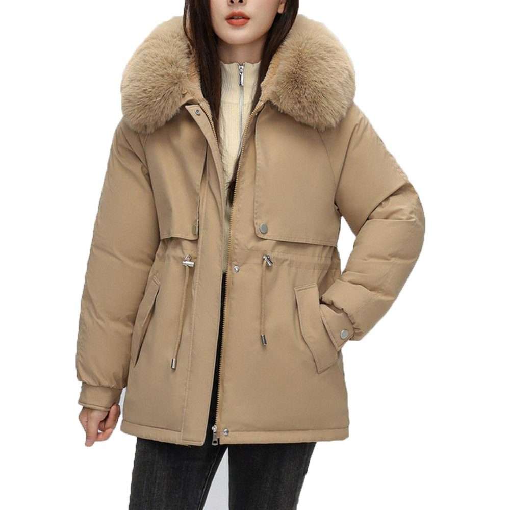 Зимнее пальто женская зимняя куртка короткая куртка хлопковое пальто свободная теплая куртка