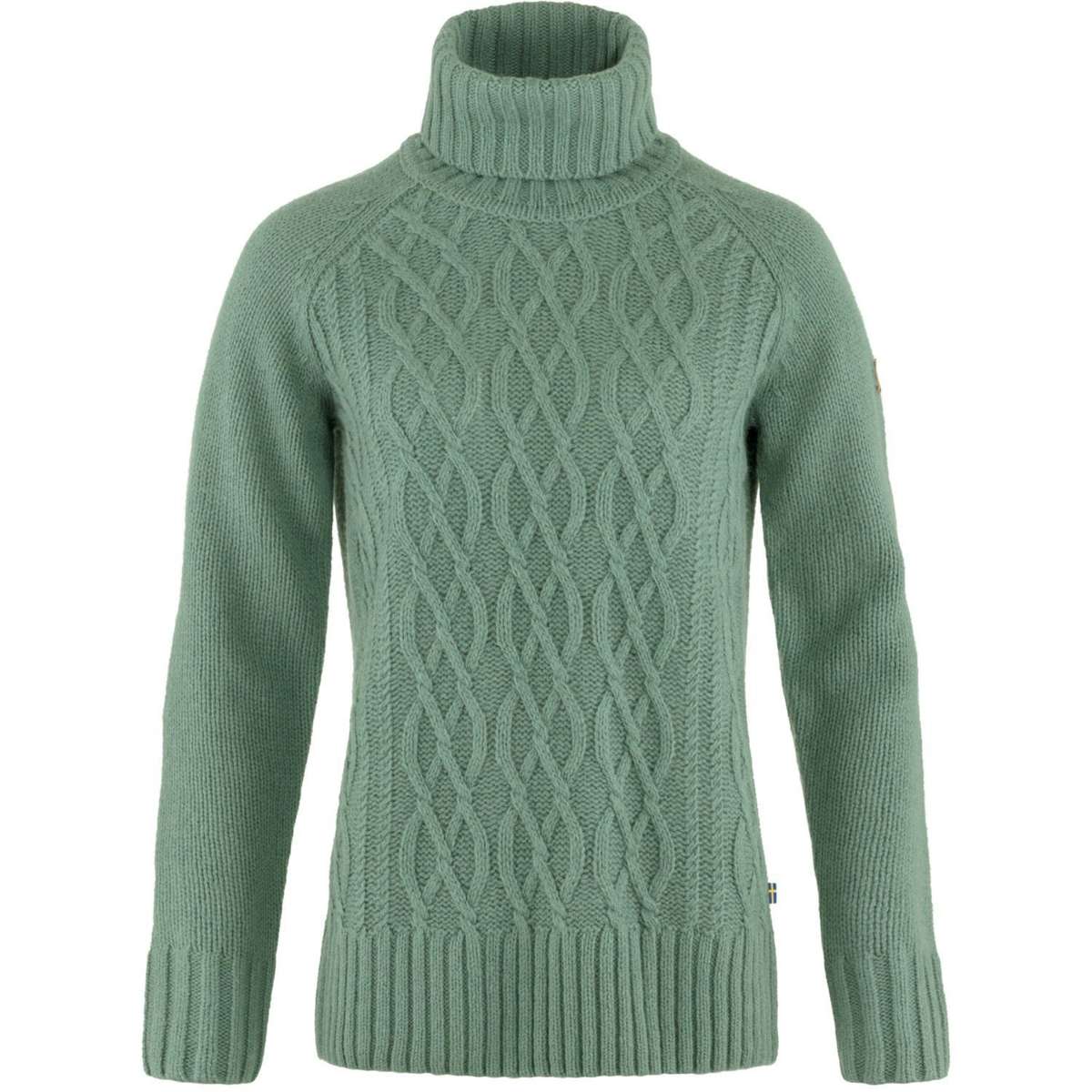 Флисовый свитер W Ovik Cable Knit Roller Neck женский