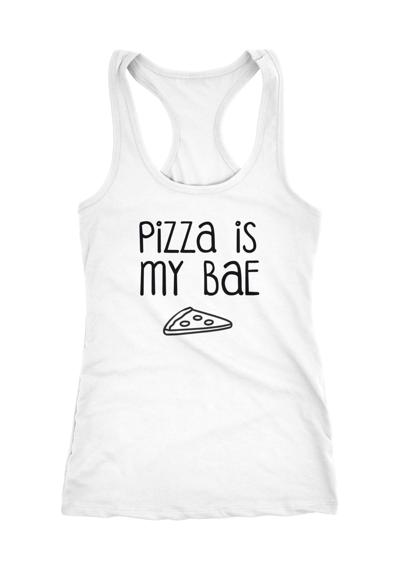 Женская майка-майка-рубашка «Пицца — мой лучший подарок прежде всего» Racerback ®