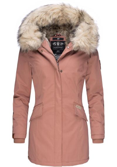 Зимнее пальто Cristal стильная женская зимняя парка с капюшоном из искусственного меха