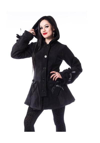Короткое пальто Alison Coat зимнее пальто Gothic Punk Metal