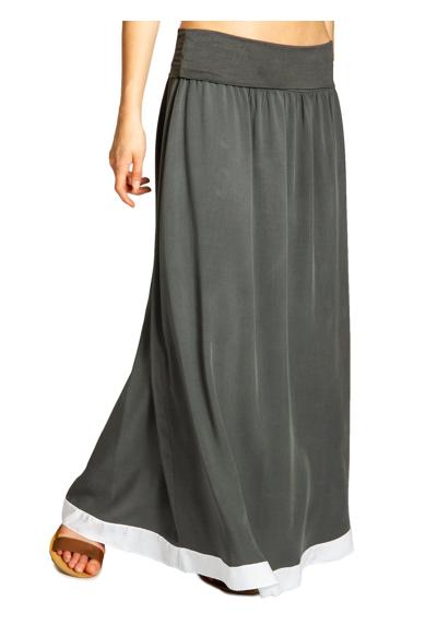 Плиссированная юбка RO026 элегантная легкая длинная женская летняя юбка макси
