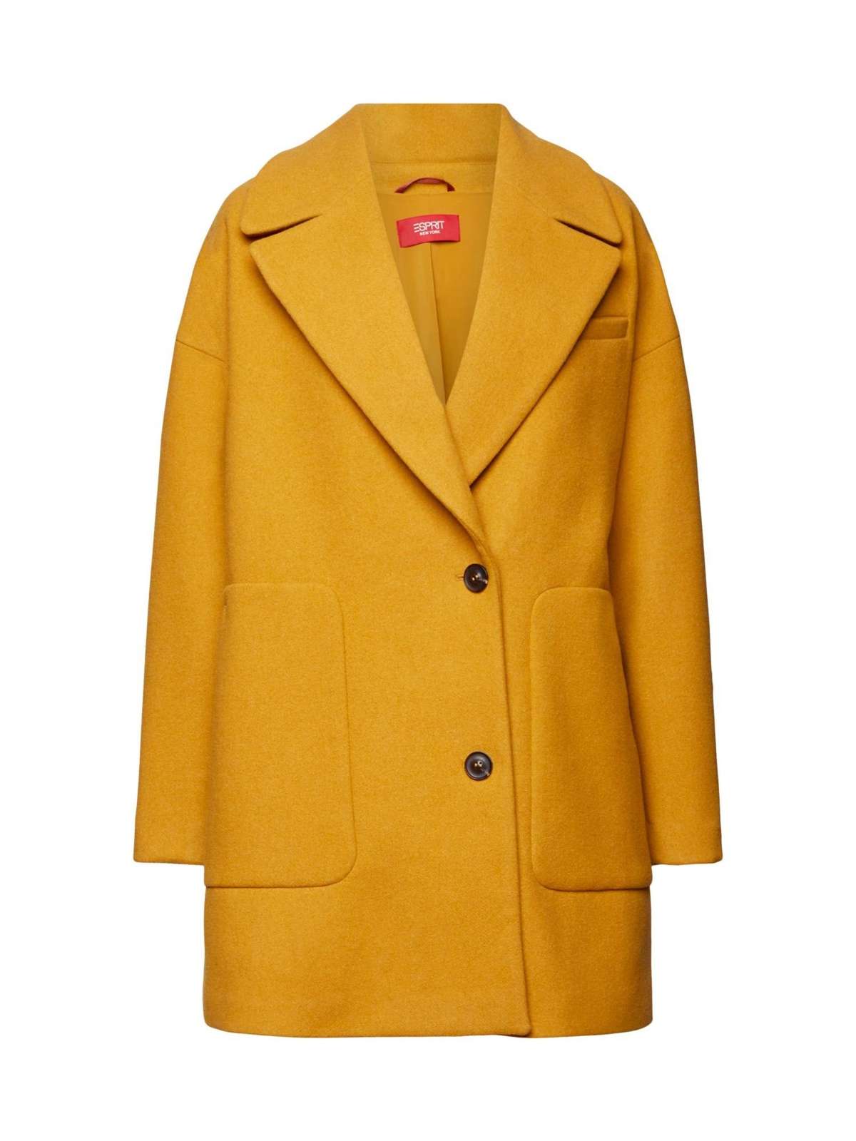 Пальто из переработанной шерсти: пальто из смеси шерсти.