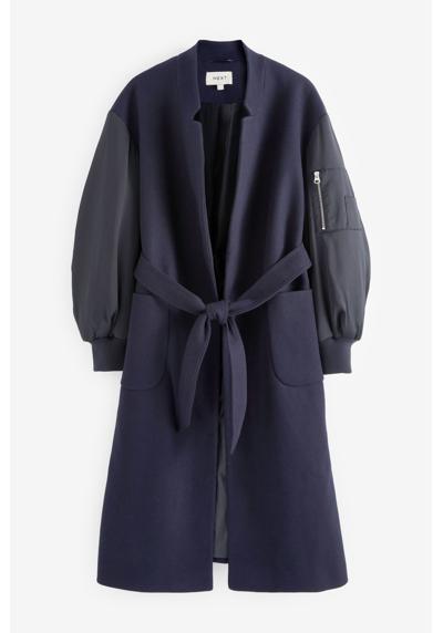 Длинное пальто с рукавами-блузонами (1 штука)