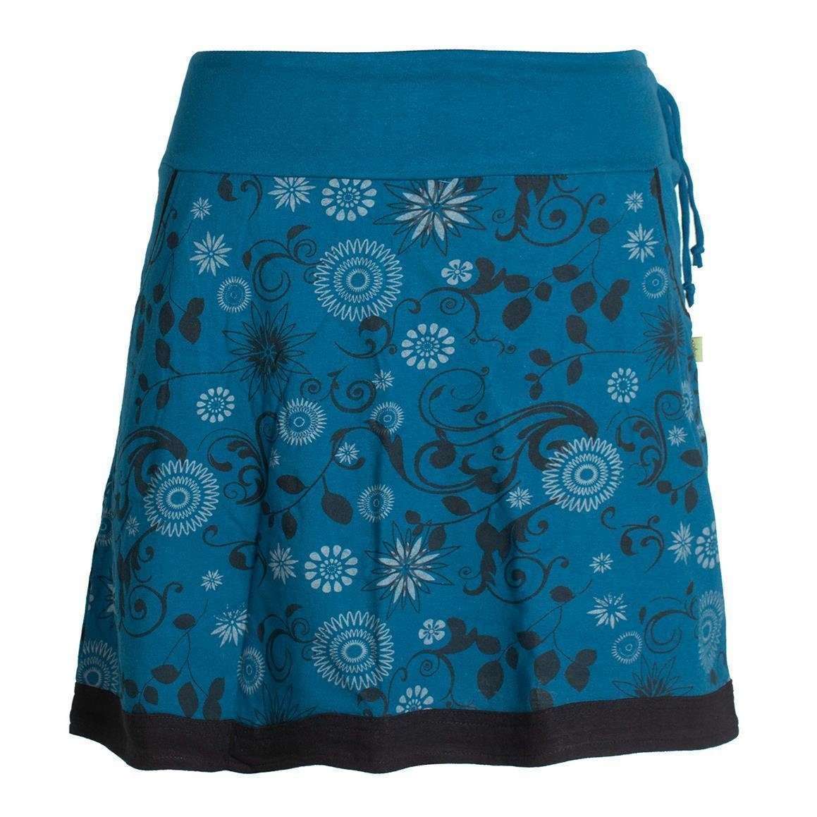 Юбка-трапеция многослойная юбка с цветочным принтом и принтом «мандалы» Cacheur