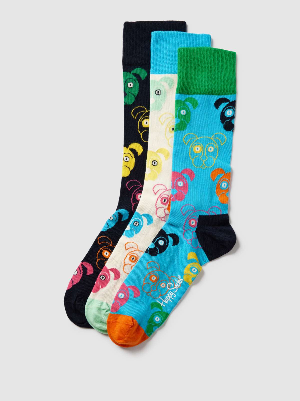 Носки с этикеткой, в упаковке 3 шт Mixed Dog Socks