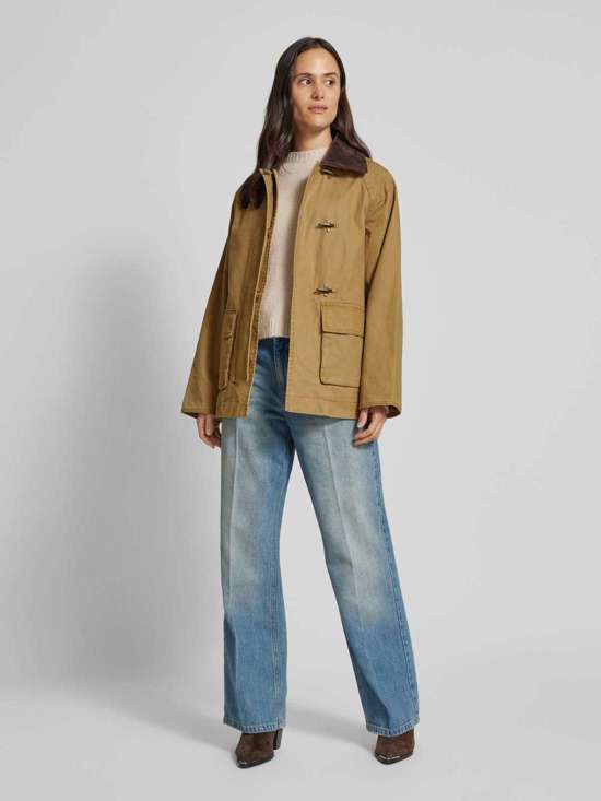 Парка оверсайз с накладными карманами с клапанами FIRE